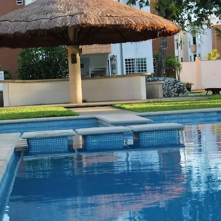 Relajante Y Acogedor Apartamento Con Alberca En Cancun